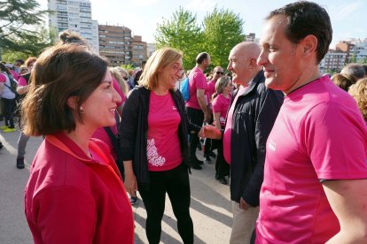 La candidata a la Alcaldía de VTLP, María Sánchez, y Conrado Íscar.- ICAL