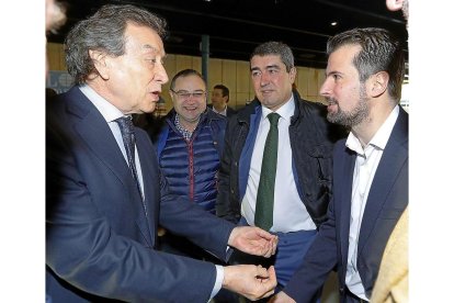José Antonio de Santiago-Juárez, Julio César Fernández, Pablo Lago y Luis Tudanca.