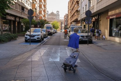 Calle del León en la actualidad .-J.M. LOSTAU