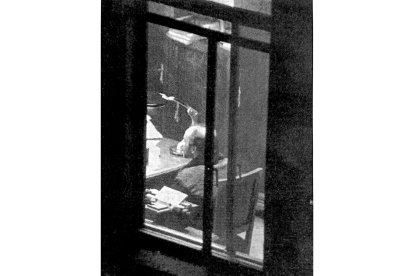 El 'violador del ascensor', Pedro Luis Gallego, en el momento de declaración del asesinato de Leticia Lebrato en julio de 1992.- C. ARRANZ