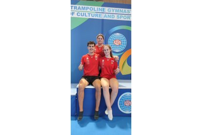 David franco, Teresa Ginés y Erica Sanz. / EL MUNDO