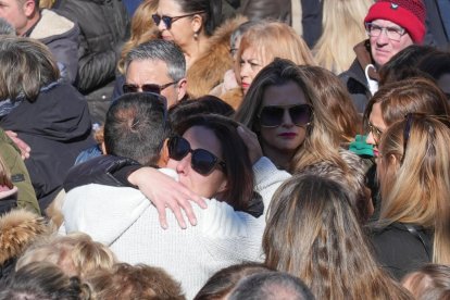 Concentración para pedir la pena de prisión permanente para el asesino de Paloma e India en la Plaza Mayor de Valladolid.- J. M. LOSTAU