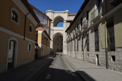 Calle de General Almirante en la actualidad .-J.M. LOSTAU