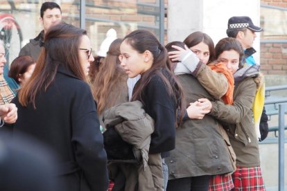 Funeral por las víctimas de violencia de género, Paloma e India, asesinadas en Valladolid. -PHOTOGENIC