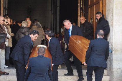 Funeral por las víctimas de violencia de género, Paloma e India, asesinadas en Valladolid. -PHOTOGENIC