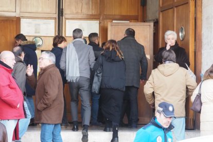 Funeral por las víctimas de violencia de género, Paloma e India, asesinadas en Valladolid. -PHOTOGENIC