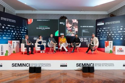 Presentación de 'El Amor de Andrea' en la jornada del lunes en Seminci. / SEMINCI