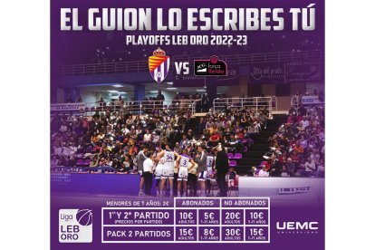 'El guion lo escribes tú', campaña del Real Valladolid Baloncesto de cara a los playoffs. / RVB