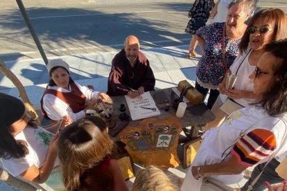 Exposición de oficios antiguos en el Mercado Medieval de este año.- AYUNTAMIENTO DE CAMPASPERO
