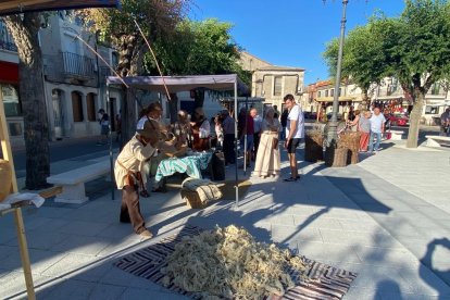Exposición de oficios antiguos en el Mercado Medieval de este año.- AYUNTAMIENTO DE CAMPASPERO