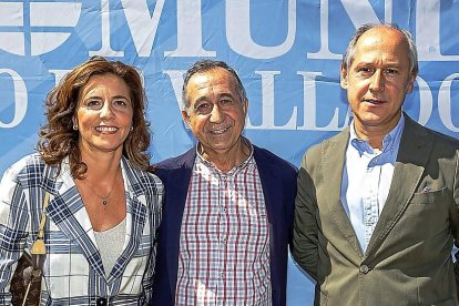 Mónica Martín, Justino Medrano y José Luis Arranz (Acor).