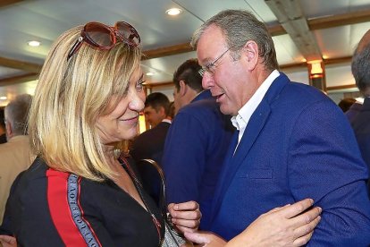 Pilar del Olmo y Antonio Silván.