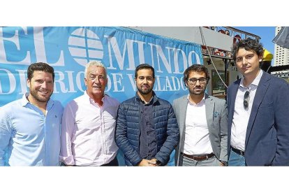 Juan Busto, Alberto Monclús, David Muñoz, Javier Pinto y Jorge González (MBL Abogados).