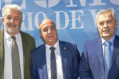 Agustín Álvarez, Pedro Medina e Indalecio Escribano.