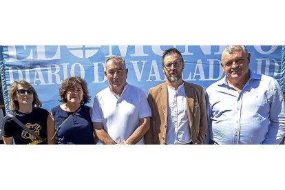 Mercedes Plasencia, Paqui Martín, Aurelio González, Manuel Giménez y Arturo Muñoz (UPA).