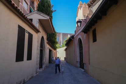 Calle de Santo Domingo de Guzmán en la actualidad .-J.M. LOSTAU