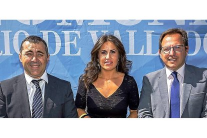 José Antonio Otero, Imelda Rodríguez Escanciano y Juan Francisco González.
