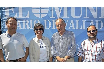 Alberto Sandonís, Ana Sierra, Jerónimo Lozano y José María Santos (Urcacyl).