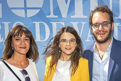 Nuria Duque, Gema Gómez y Pablo Vicente.