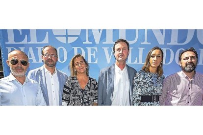 Isaac Marín, Víctor Muñoz, Mila Aguado, Óscar Cuéllar, Virginia García y Rafael Mesonero (Fecosva).