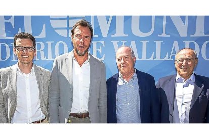Pedro Herrero, Óscar Puente, Elías Arranz y Emilio Álvarez.