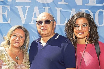 Pilar, Andrés Hoyos y Patricia Hoyos.