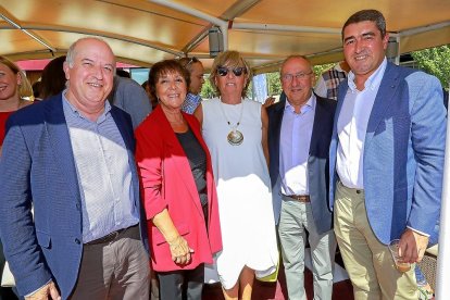 Elías Arranz, Mercedes Martín, Cristina Danés, Emilio Álvarez y Pablo Lago.