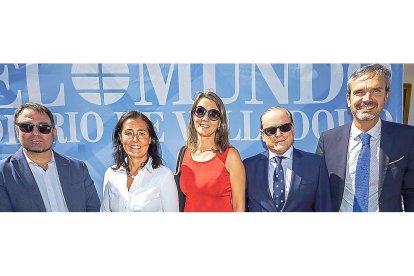 Luis Miguel Torres, Mercedes Arana, Ángela de Miguel, José Antonio Lobato y Santiago Mora.
