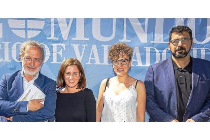 Manuel Saravia, María Sánchez, Virginia Hernández y Alberto Bustos.