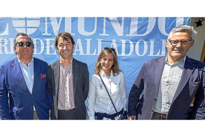 Javier Clouté, Santiago Toca, María Morán y Fernando