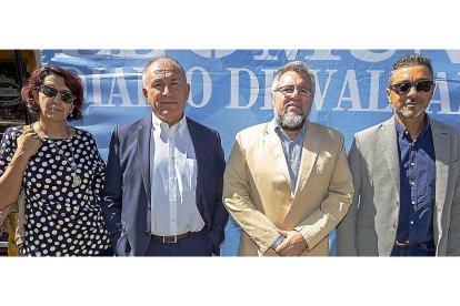 Amelia Alonso, Fernando Pérez, Agustín Lorenzo y Óscar Bueno.