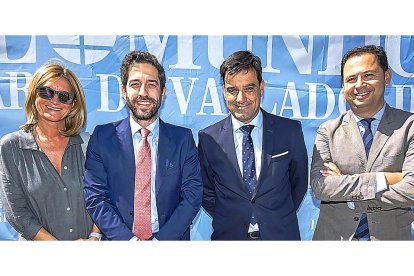 María José Rivera, César Pontvianne, Manuel Rubio y José María Sánchez.