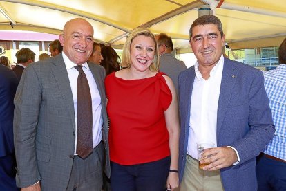 Jesús Julio Carnero, Isabel Blanco y Pablo Lago.
