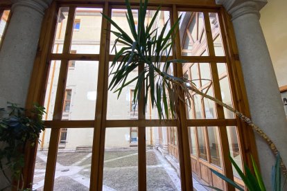 Centro Comercial de los Bajos del Palacio de los Marqueses de Valverde en 
 la calle San Ignacio .-J.M. LOSTAU