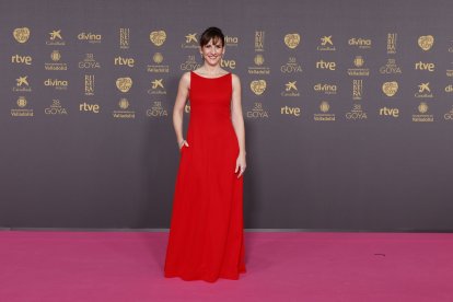 Malena Alterio en la alfombra roja. -PREMIOS GOYA