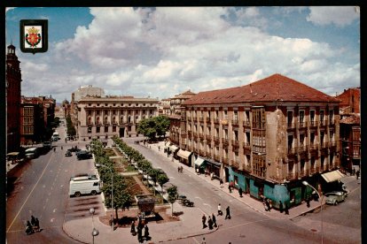 Plaza España en el barrio San Andrés-Caño Argales en 1964.- ARCHIVO MUNICIPAL VALLADOLID