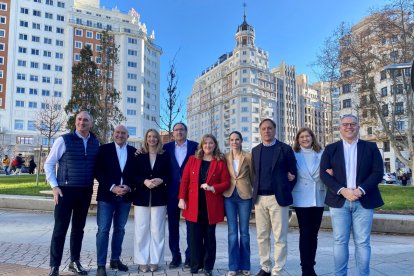 Candidatos del Partido Popular a las alcaldías de las nueve capitales de provincia de Castilla y León. E.M.