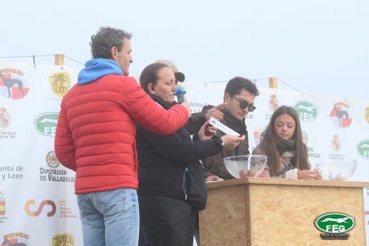 Semifinales del Nacional de Galgos en Nava del Rey. -JACI NAVAS