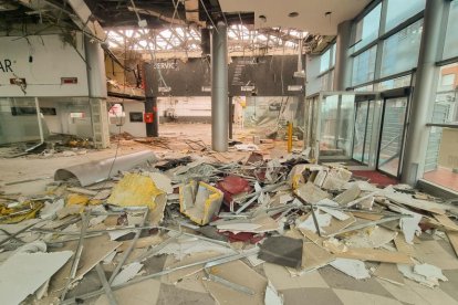 Obras en la tienda de Mercadona que abrirá sus puertas en noviembre en Delicias. -PHOTOGENIC