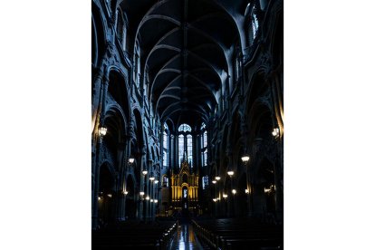 Catedral de Valladolid según el programa de Inteligencia Artificial Leonardo.