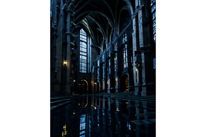 Catedral de Valladolid según el programa de Inteligencia Artificial Leonardo.
