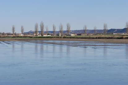 El río Esgueva se desborda en Olmos de Esgueva. PHOTOGENIC
