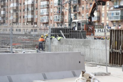 Trabajos para finalizar las obras de Andrómeda.