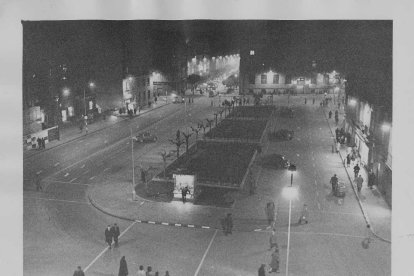 Plaza España en el barrio San Andrés-Caño Argales. Sin fecha.- ARCHIVO MUNICIPAL VALLADOLID