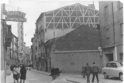 Calle Panaderos en el barrio San Andrés-Caño Argales en la década de 1970.- ARCHIVO MUNICIPAL VALLADOLID