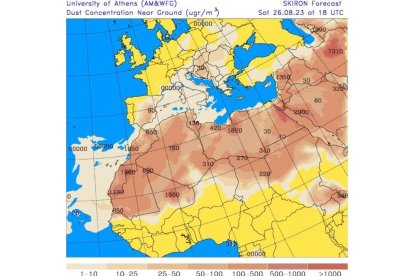 Contaminación durante el 26 de agosto