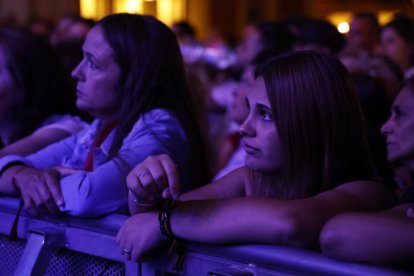 Miguel Poveda, en un momento de su actuación en la Fiestas de Valladolid 2022. PHOTOGENIC