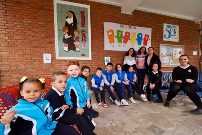Imagen de algunos de los alumnos participantes en el Programa TEI