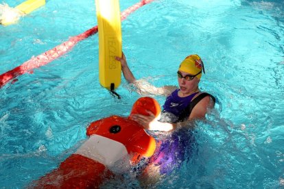 Lucia Zorrilla en IV Campeonato de España de Distancias Cortas de Salvamento y Socorrismo. / M. ÁLVAREZ