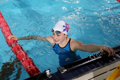 Yael Mantecòn en el IV Campeonato de España de Distancias Cortas de Salvamento y Socorrismo. / M. ÁLVAREZ